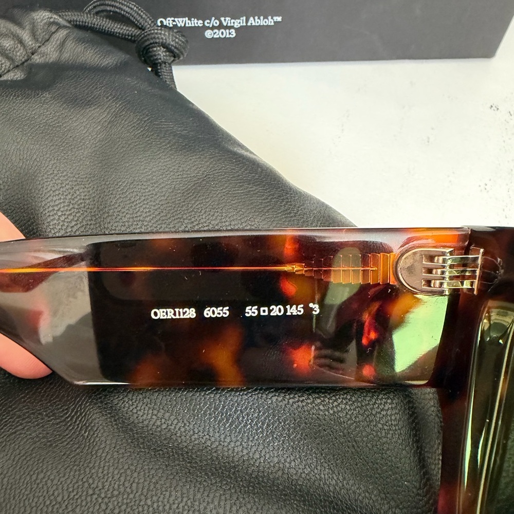 Off-White Tortoiseshell Sunglasses - image 2